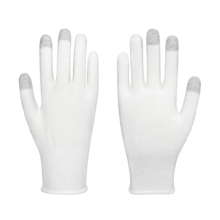 Mobile Gaming Sensible Touch-Handschuhe Dünnes leitfähiges Fasergewebe Haltbarkeit Nylonmaterial Kompatibel für Outdoor-Aktivitäten