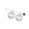 Memorial Photo Locket Charm for Wedding Bouquet Alloy Rhinestones Jewelry Accessory With Round Glass Cabochon