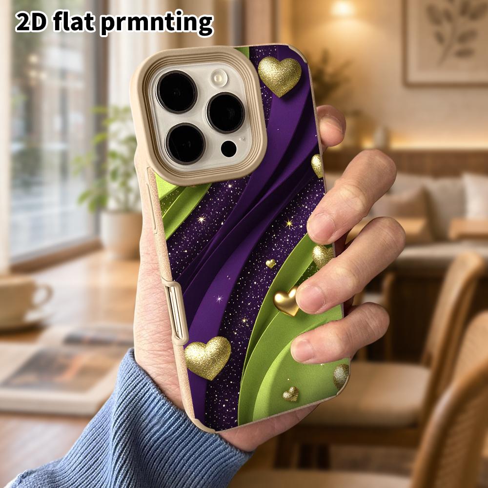 Phone Case: Lambskin 2D Flat Samsung Galaxy A34 A35 M05 M06 S20 S22 S21 FE Plus 5G Protective Case, Satin Heart, Christmas and Halloween Gift