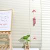 Cute Creative Crystal Dolphin 4 Metal Tubes Bell Home Garden Wind Chime