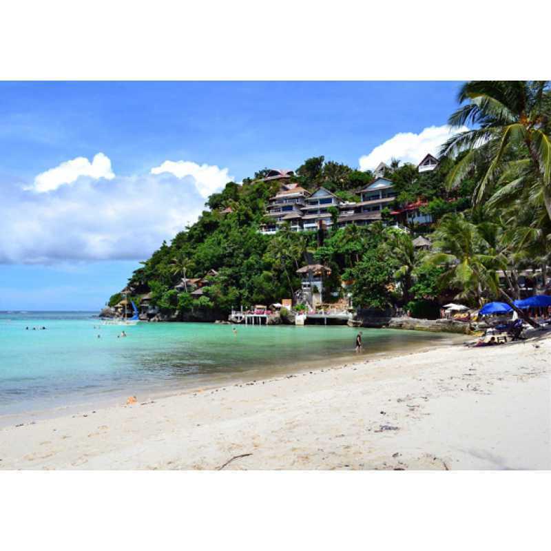 Framed Sunshine Beach Scenery Poster with Free Shipping in Philippines