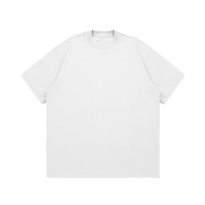 60 Silky Cool Solona 250g Heavy Short-Sleeve Men's Loose-Fit Solid Color Sunscreen T-Shirt