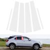 Silvery Car PC Material Pillar Post Cover Door Trim Window Molding Sticker Accessories Plate Fit For Chevy Equinox 2010-2017