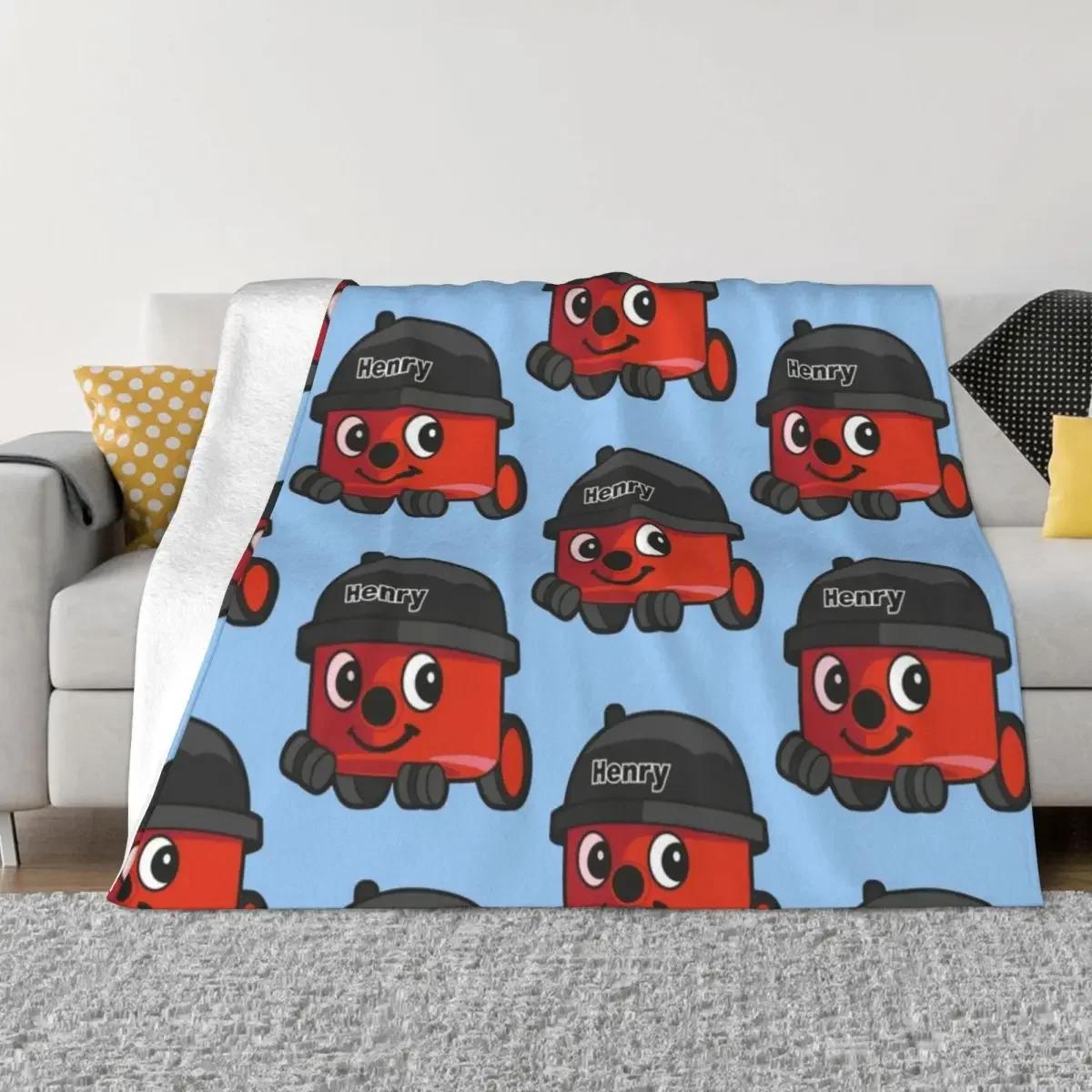 

henry hoover Throw Blanket warm winter Weighted Hairy Blankets# 75X95CM серый