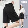 Handu Yishe Women's High-Waist Lyocell Denim Shorts