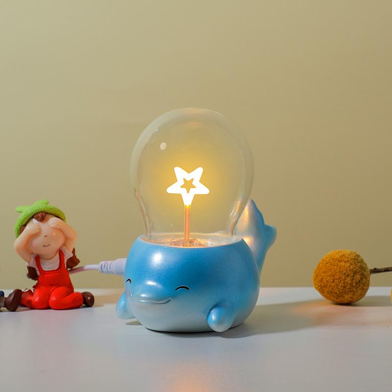 Creative Children's USB Light Bulb Night Light - Fun Bedroom Desk Ornament & Birthday Gift