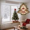 Christmas Tree Hanging Chime Ballet Sugar Plum 2D Flat Painting Iron Pendant for Xmas Tree Gift Decoration Custom