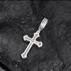 Copper Inlaid Zirconium High-end Heavy Industry Cross Pendant Light Luxury Religious Jewelry Cuban Chain Accessories Men