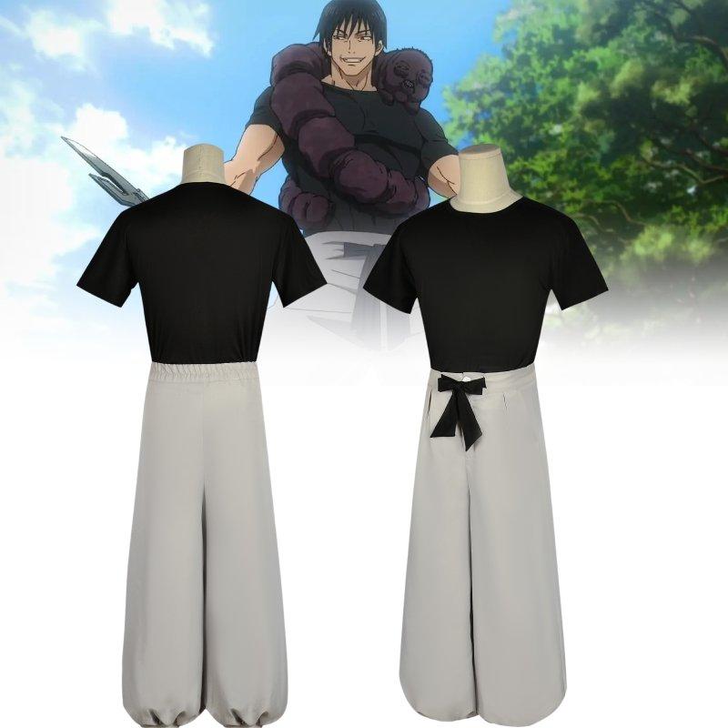 Jujutsu Kaisen Fushiguro Toji Cosplay Costume Set Performance Clothing Suit