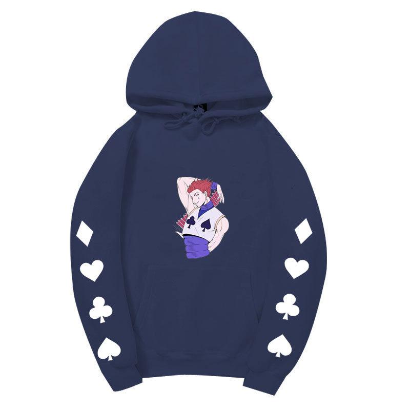 Hunter X Hunter Hisoka Anime Print Hoodie Unisex Casual Streetwear Long Sleeve Sports Pullover Sweatshirt
