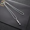 1pc Breathing Necklace Stainless Steel Necklace Increase Attention Whistle Necklace Anxiety Relief for Kids Adult