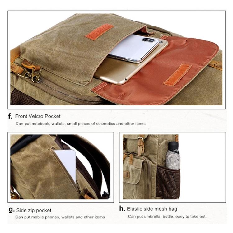 Camera Bag Backpack Newest Batik Canvas Waterproof Photography Bag Backpack