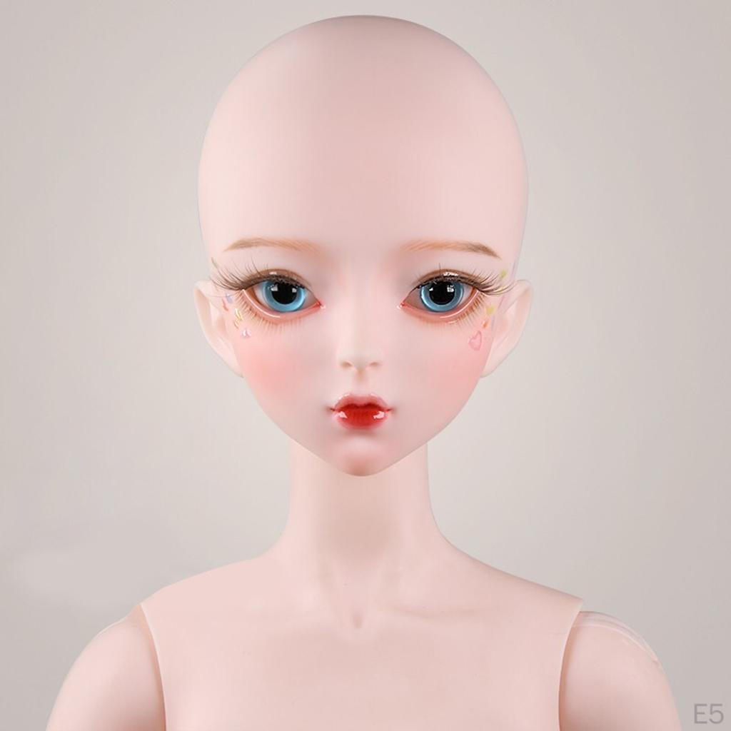 1/ Ball Joint Doll Head with Make Exercise Parts Children'