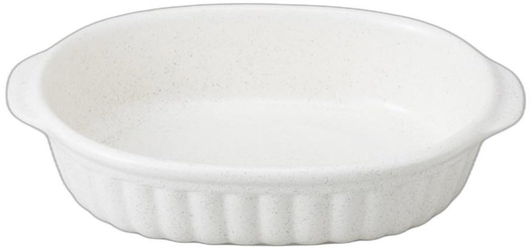

Gratin Dish x x Gratin Dish Setomonohonpo Pear-textured Boat-Shaped [18.5 12.5 4cm]