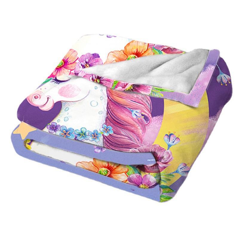 Κουβέρτα με στάμπα μόδας Ψηφιακή τυπωμένη φανέλα κουβέρτα