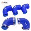 Blue Silicone Tubing Hose 90 Degrees Big To Small Connector Universal Car Intercooler Turbo Intake Pipe Coupler Multi Size