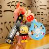 Adorable Disney Cartoon Strawberry Bear Keychain Cute Bag Charm Stylish Car Accessory
