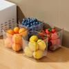 3PCS/6PCS Refrigerator Side Door Storage Box Food Vegetable Fruit Eggs Fresh Organizer Household Kitchen Fridge Containers Boxes