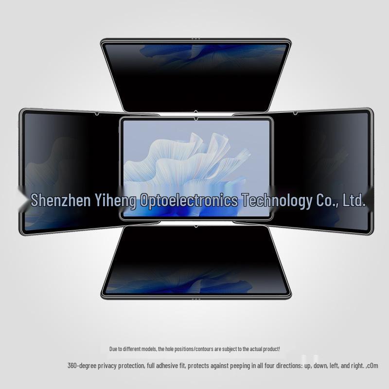 360° Privacy Film for Xiaomi Pad 7S with Removable Tablet Pro Frame Sticker