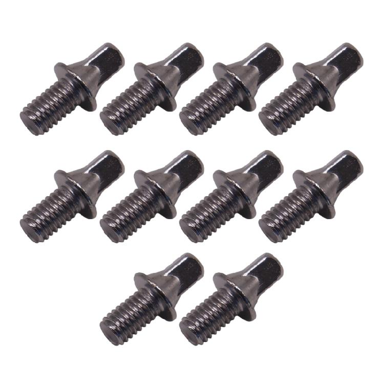 10 szt. Śruby naciągowe do bębna Głęboki gwint Mocny metal Krótkie śruby Bęben Standardowe Zewnętrzne Kwadratowe śruby Łatwe w użyciu