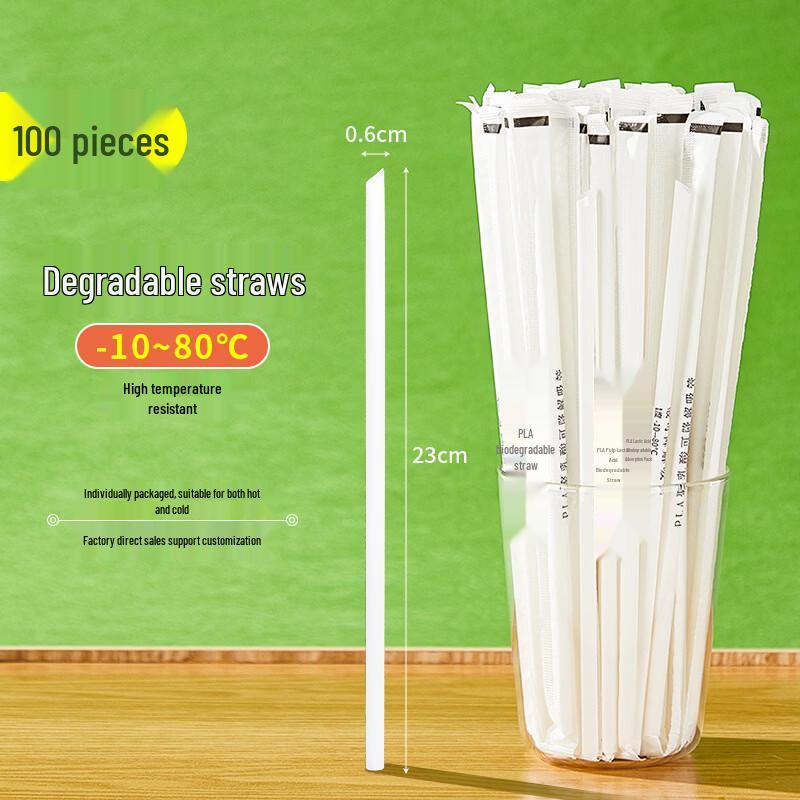 PLA Disposable Drinking Straws