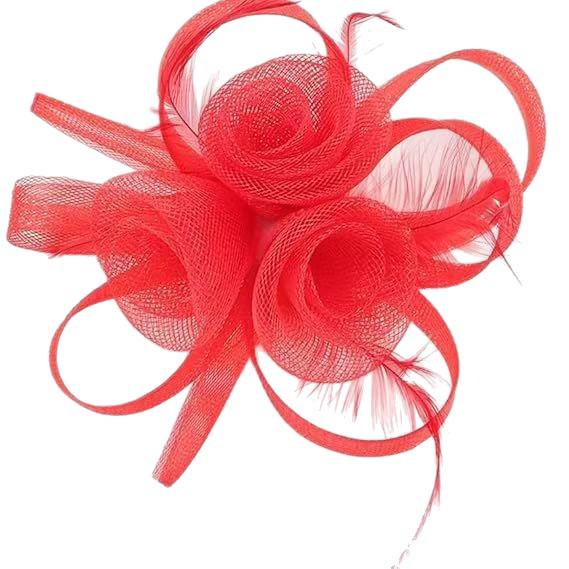 Brudhuvudbonad: Vintage Fjäderfascinator för Tebjudning, Hästkapplöpning, Dans, Festival och Evenemang