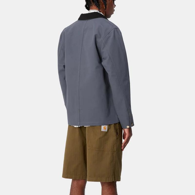 Carhartt WIP SS24 Michigan Chore Coat Spring Jackets & Coats Men's Blue Black I031519-1YM-01