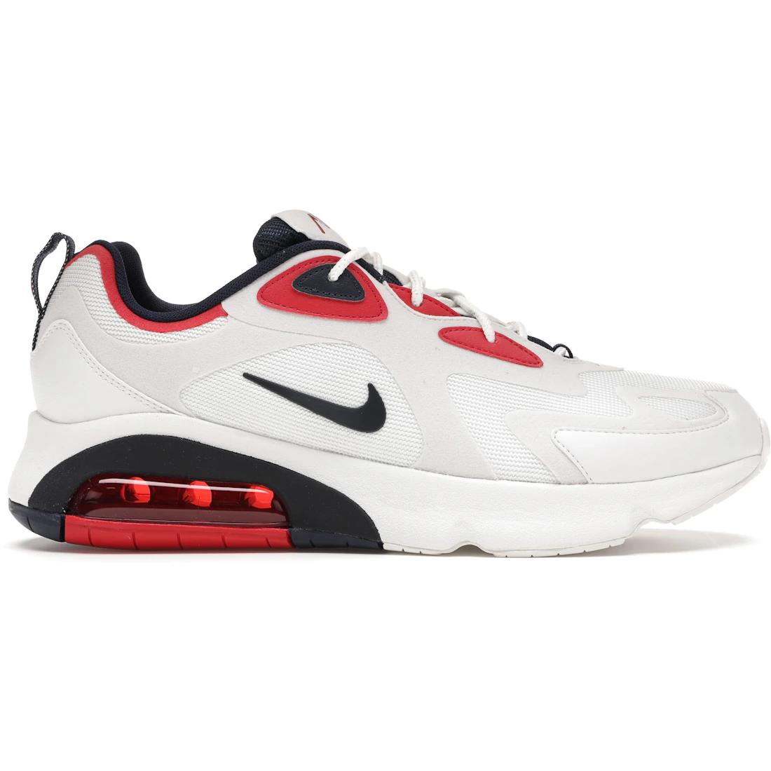 

Sneaker Nike Air Max 200 White Red Obsidian(CT1262-101) 40.5
