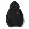 PLAY Kawakyu Embroidery Love Heart Unisex Oversized Hoodie - Autumn/Winter Plus Velvet Sweatshirt