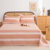 Wholesale 100% cotton old coarse cloth sheets pure cotton kang single three-piece set single piece soft mat student dormitory mat
