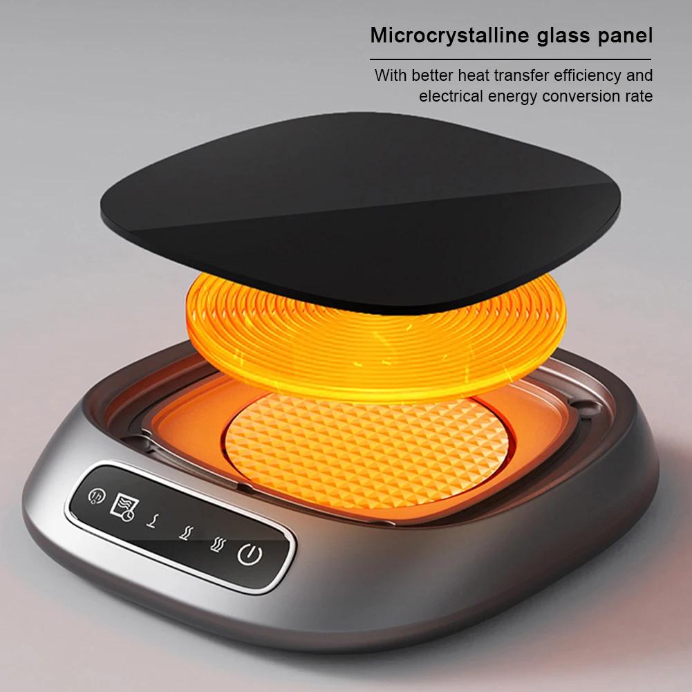 1Pc Cup Heater USB Coffee Mug Warmer Electric Milk Tea Cup Heating Coaster Cup Warmer for Home Office USB Voice Desk Cup Warmer