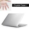 Crystal Laptop Case For A Pple Macbook Air Pro Retina 13" 13.3inch 2020 Laptop Cover Protector For Macbook with Touch Bar ID Pro 13.3 Transparent Case