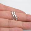 925 Sterling Silver Chevron Ring, Double Chevron Ring, Designer Ring, Thumb Ring, Minimalist Ring, Stack Ring, Handmade Ring