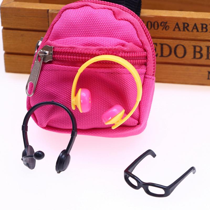 Casă de păpuși mică păpușă colorată ochelari BJD Mini simulare căști Ob11 ochelari de soare recuzită accesorii model