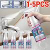60ML Bathroom Foam Cleaner Spray Powerful Descaling Cleaning Foam Cleaning Agent for Bathtub Toilet Shower Sink Glass Ceramic