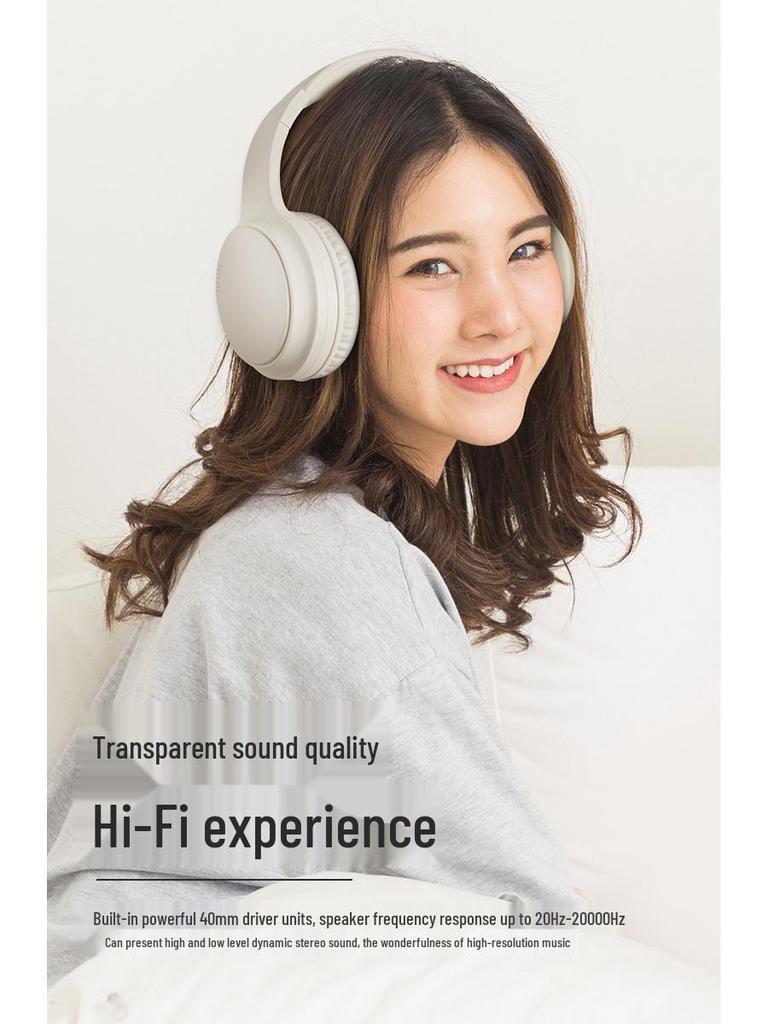 Bluetooth Over-Ear Headphones with ANC and Long Battery Life for Sports and Gaming