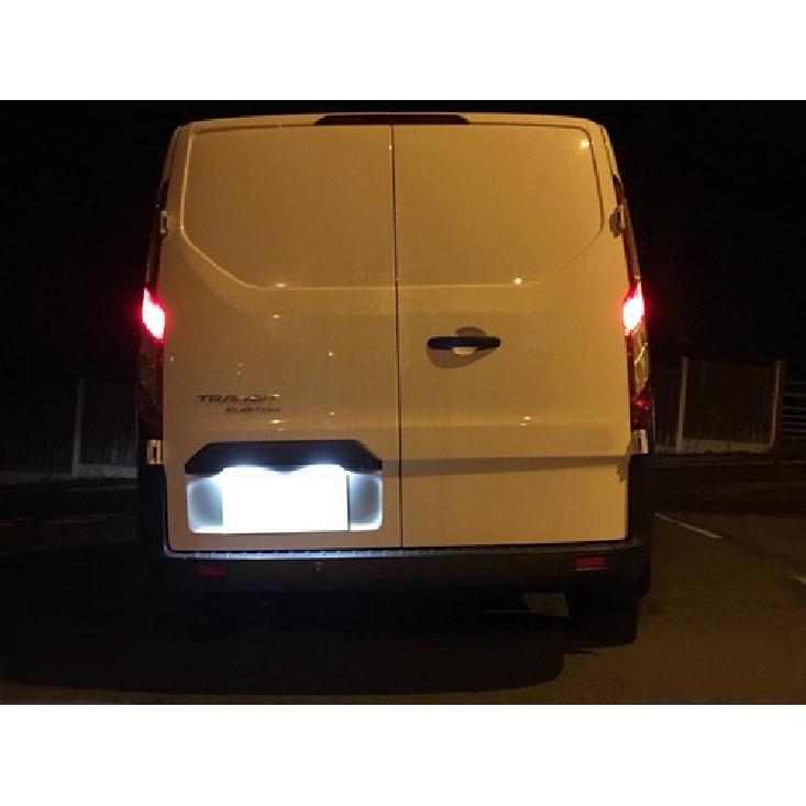 White 18-SMD Full LED License Plate Lights For Ford 1985-14 Transit MK5 MK6 MK7