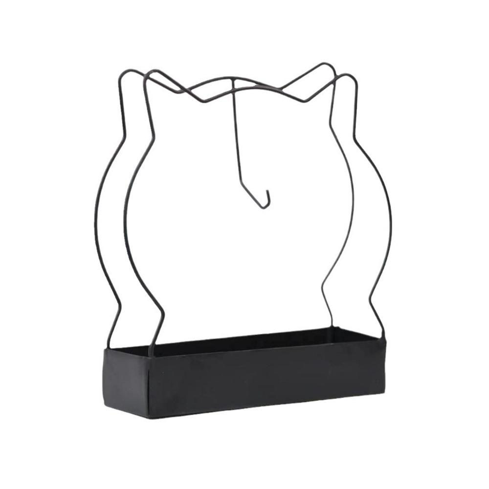

Iron Mosquito Repellent Cat Shape Mosquito Incense Rack Durable Mosquito Incense Holder Summer чёрный