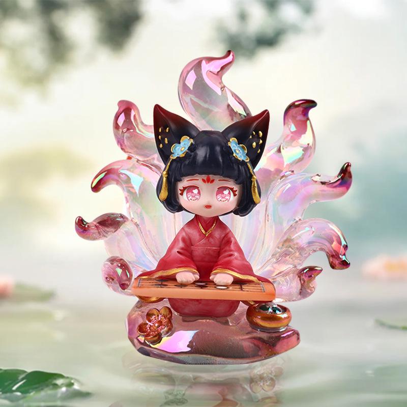 Ancient Wisdom Hand-Painted Doll - Trendy Office Desktop Ornament & Creative Decoration