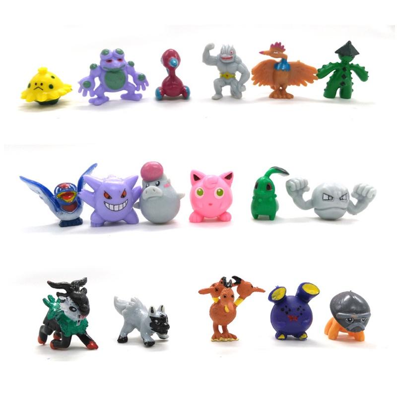 144pcs Pokemon Action Figures Collection Toy Anime Kids Toy Gift