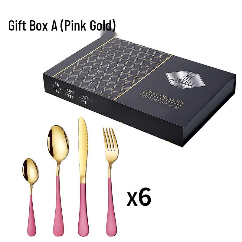 ZISIZ Stainless Steel Dinnerware Gift Set