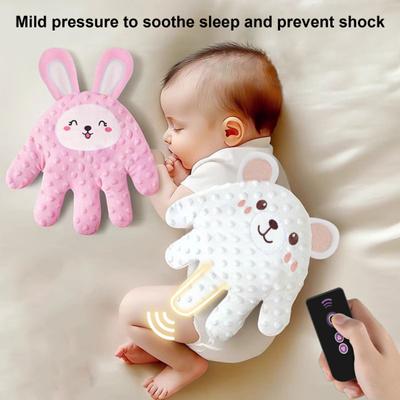 Baby Soothing Palm Cartoon Baby Hand Pillow for Strollers Car Seats Startle