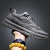Spring/Autmun Men's Casual Shoes Platform Lace-Up Mens Sneakers Breathable Mesh Man Leisure Sports Shoes Soft Flat Boat Shoes