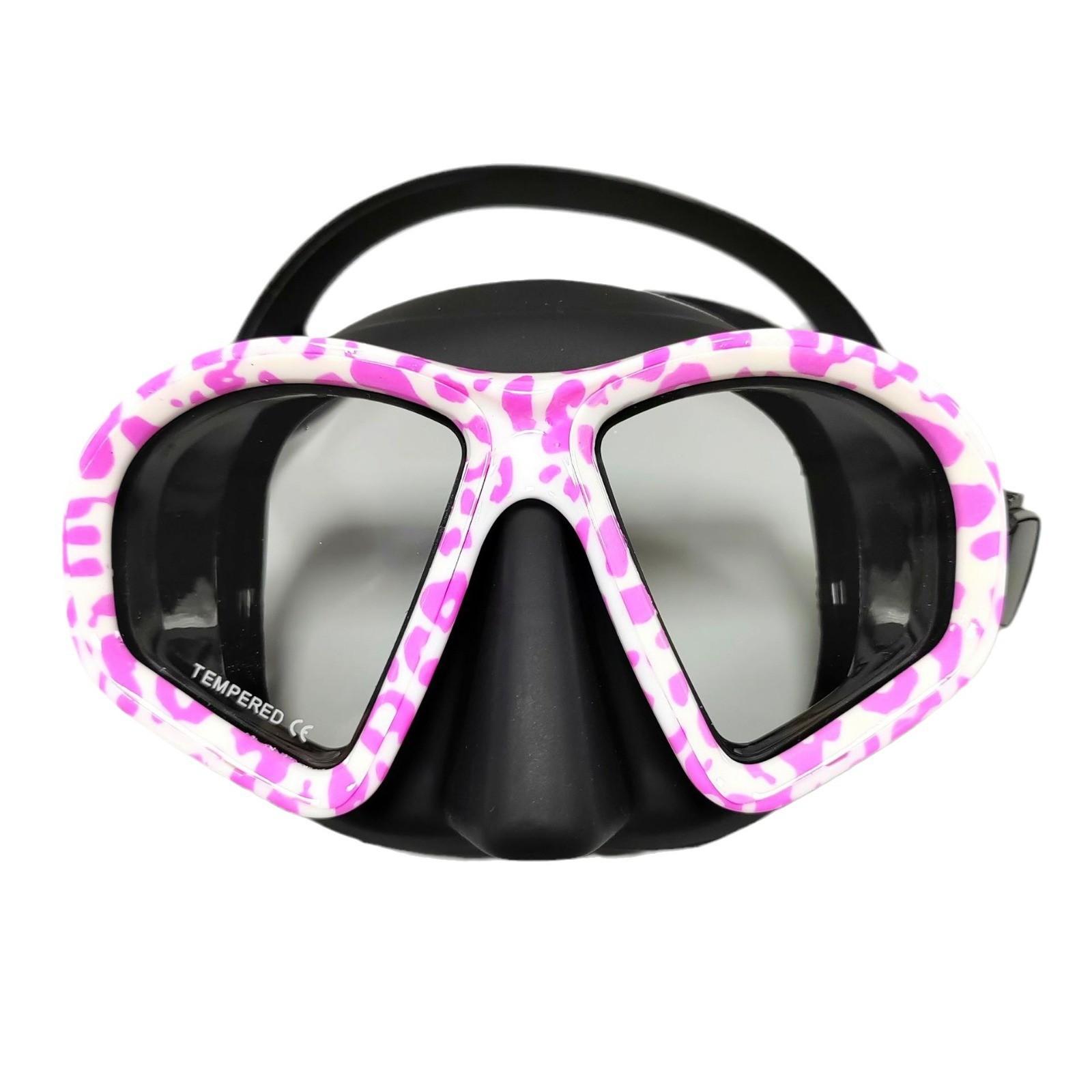 Masque de snorkeling Masque de snorkeling professionnel Construction durable de haute qualité Design élégant Fonction pratique Utilisation quotidienne pratique average size