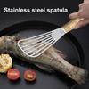 Edelstahl, Fischbratspatel, Fischwendespachtel, Pizza-Pfannkuchenspatel, Steak-Schmetterlingsspatel, Bratspatel, Küchenwerkzeuge