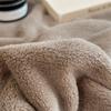 Double Layer Solid Color Milk Velvet Blanket Autumn Winter Thicken Warm Plush Blanket for Bed Sofa Single Double Thick Bed Sheet