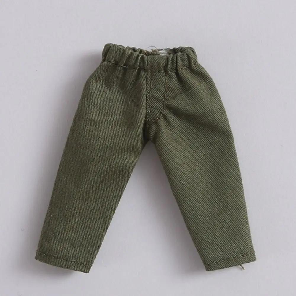 Doll Fashion Clothes For 1/11 Ob11 Dolls Denim Trousers For 1/12 Bjd/Gsc Doll T-Shirt Mini Cute Doll Pants Diy Doll Accessories
