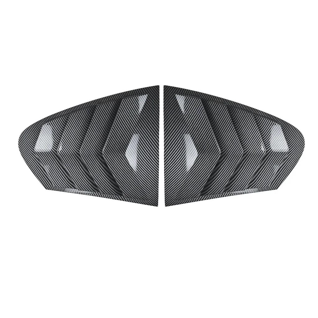 Rear Window Louvers Shutters Blinds Cover Trim For BMW 5 Series F10 525i 530i 2011 2012 2013 2014 2015 2016 2017 Car Accessories