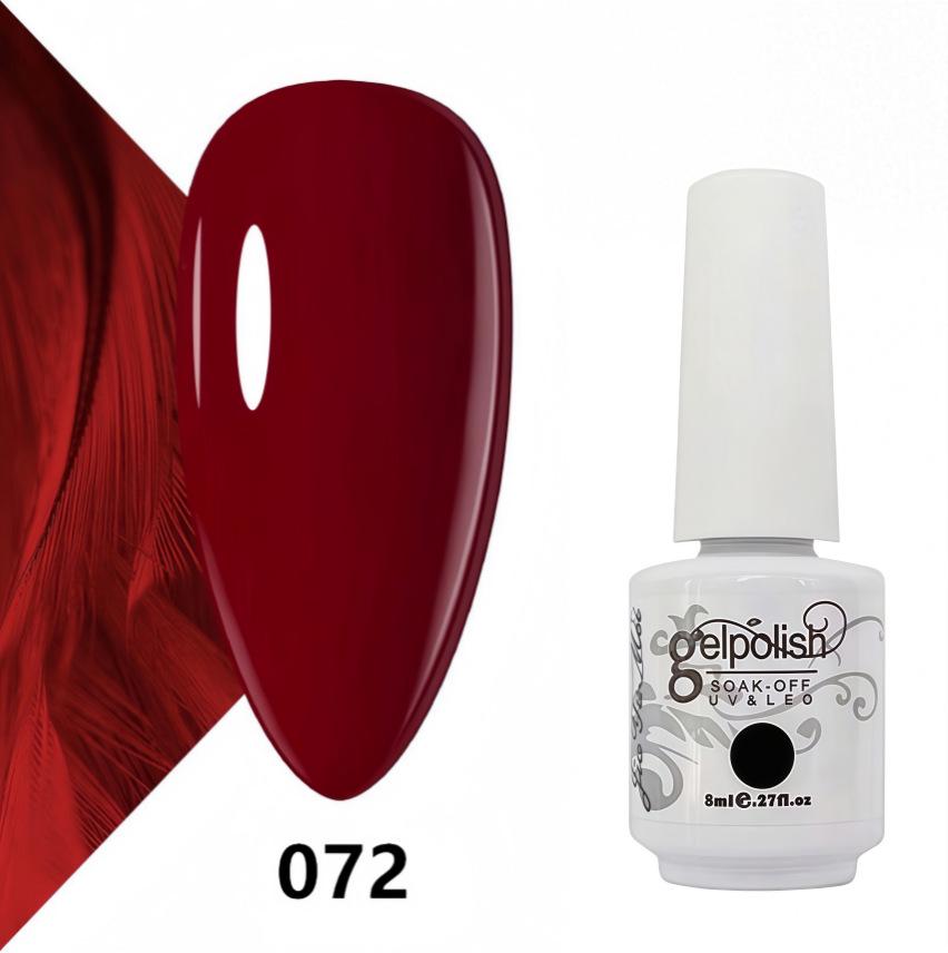 Amber Gel Polish Set: Gel Polish Manicure Kit with Whitening, Base Coat, and Sealer.