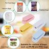 Mini macchina sigillatrice per sacchetti termici, sigillatrice per sacchetti termici in plastica per alimenti, sigillatrice portatile, confezionatrice per utensili da cucina